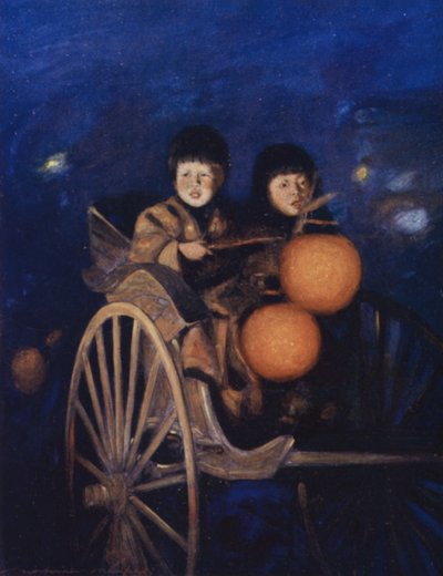 Bij het licht van de lantaarns door Mortimer Ludington Menpes